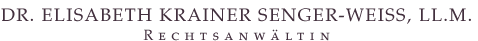 Dr. Elisabeth Krainer Senger-Weiss